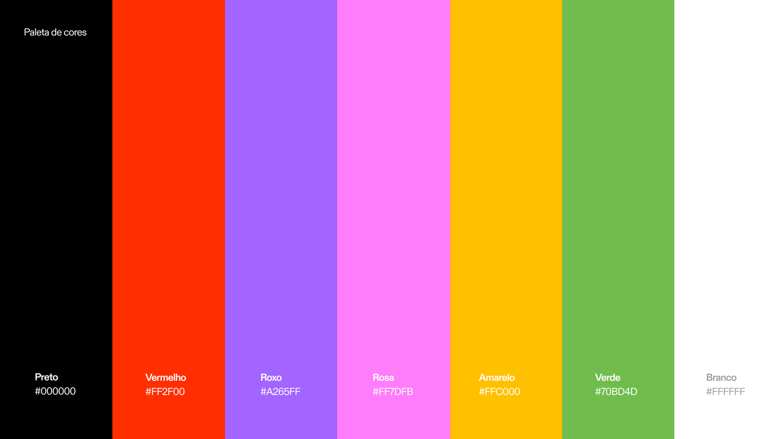 App Split · paleta de cores