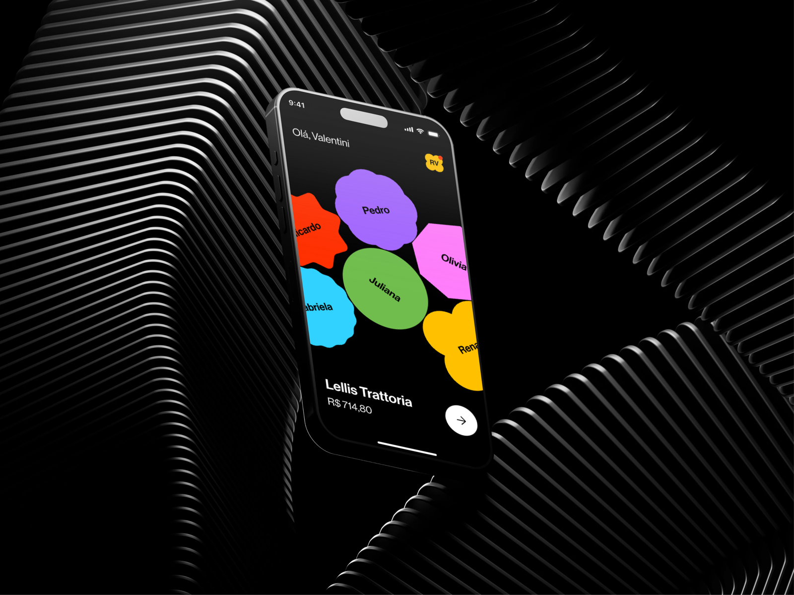 App Split · mockup editorial